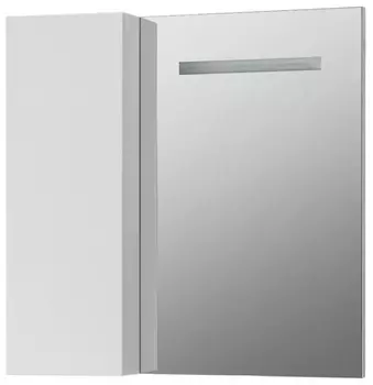 Зеркальный шкаф 79,5x80 см белый глянец L Belux Япония В 80 Ш 4810924238696