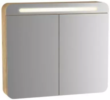 Зеркальный шкаф 80х70 см дуб Vitra Sento 60896