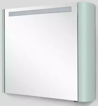 Зеркальный шкаф 80х70 см мятный глянец L Am.Pm Sensation M30MCL0801GG