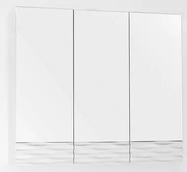 Зеркальный шкаф 80х70 см техно платина Style Line Ассоль LC-00000328