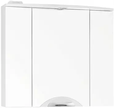 Зеркальный шкаф 80x71,8 см белый глянец Style Line Жасмин 2 ЛС-000010036