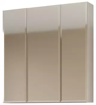 Зеркальный шкаф 80x80 см белый Marka One У37180