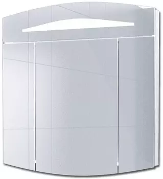 Зеркальный шкаф 80х80 см с подсветкой белый Alvaro Banos Alma 8405.2000