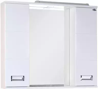 Зеркальный шкаф 80x71,2 см белый глянец Onika Балтика 208024