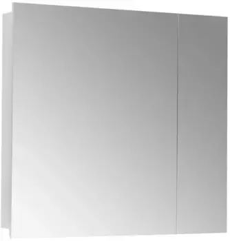 Зеркальный шкаф 80x75 см белый глянец Акватон Лондри 1A267202LH010