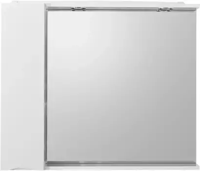 Зеркальный шкаф 80x75 см Bianco Lucido BelBagno Marino MARINO-SPC-800/750-1A-BL-P-L