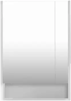 Зеркальный шкаф 80x85 см белый L/R Viant Мальта VMAL80BEL-ZSH