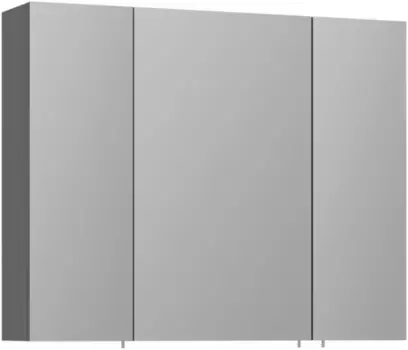 Зеркальный шкаф 81x66 см антрацит матовый R ORKA Likya 3001088