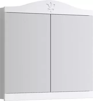 Зеркальный шкаф 85х93,5 см белый глянец Aqwella Franchesca FR0408