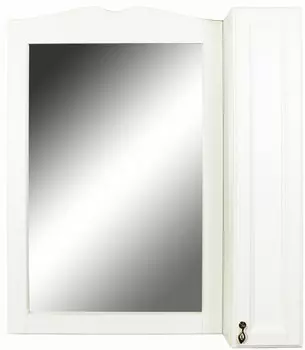 Зеркальный шкаф 85x99,5 см молочный Orange Classic F7-85ZS3