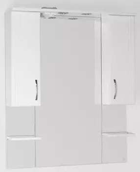 Зеркальный шкаф 90x109,6 см белый глянец Style Line Энигма ЛС-00000174