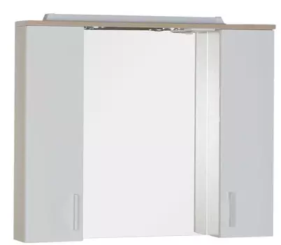 Зеркальный шкаф 90х74,6 см светлый дуб/белый Aquanet Тиана 00172807