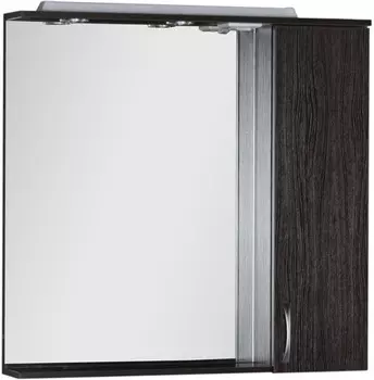 Зеркальный шкаф 90х87 см с подсветкой венге Aquanet Донна 00169179