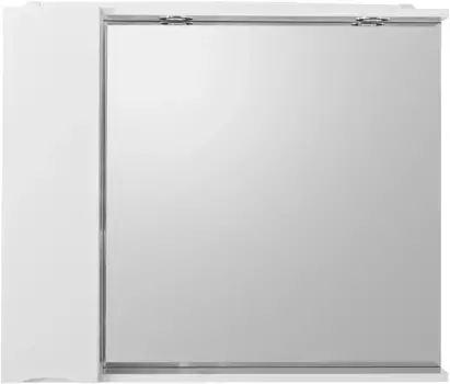 Зеркальный шкаф 90x75 см Bianco Lucido BelBagno Marino MARINO-SPC-900/750-1A-BL-P-L