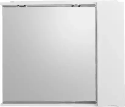 Зеркальный шкаф 90x75 см Bianco Lucido BelBagno Marino MARINO-SPC-900/750-1A-BL-P-R