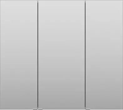 Зеркальный шкаф 90x80 см белый глянец R Misty Аура Э-Аур02090-01