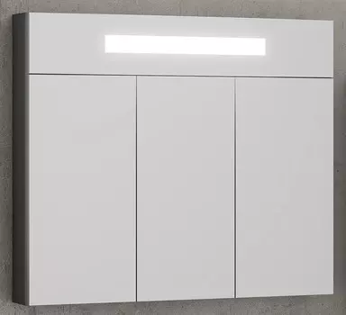 Зеркальный шкаф 91,4х80 см титан Smile Кристалл Z0000010381