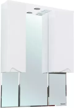 Зеркальный шкаф 96x100,3 см белый глянец Bellezza Эйфория 4619117180015