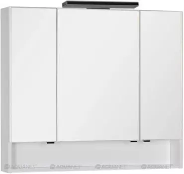 Зеркальный шкаф 97,5х86 см белый Aquanet Виго 00183399