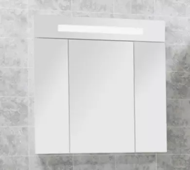 Зеркальный шкаф белый 80 см Акватон Юта 1A203002UT010