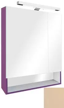 Зеркальный шкаф бежевый 80х85 см Roca The Gap ZRU9302700