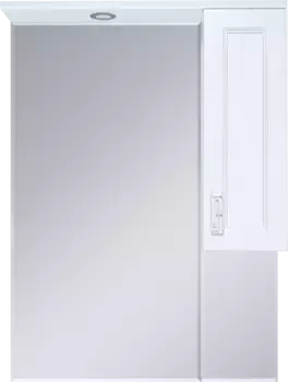 Зеркальный шкаф Misty Дива П-Див04065-013П 65x100,1 см R, с подсветкой, выключателем, белый матовый