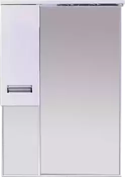 Зеркальный шкаф Misty Селена П-Сел02075-01Л 74x100,3 см L, с подсветкой, выключателем, белый глянец