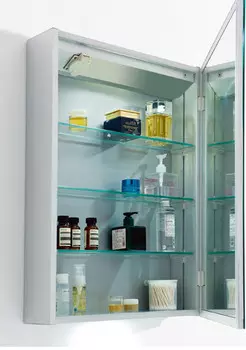 Зеркальный шкаф 50x70 см BelBagno SPC-1A-DL-BL-500