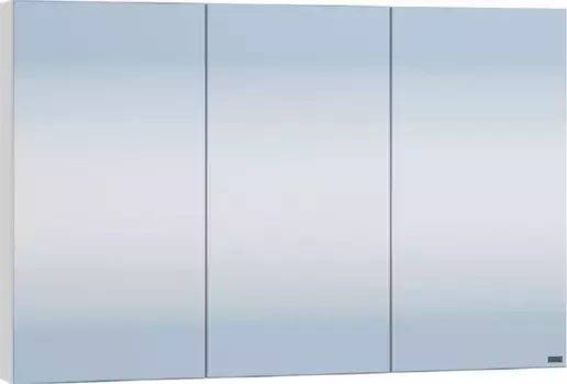Зеркальный шкаф Санта Аврора 700401 126x65 см L/R, белый глянец