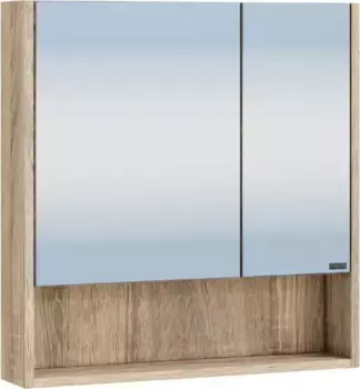 Зеркальный шкаф Санта Мира 700404 60x65 см L, дуб янтарный
