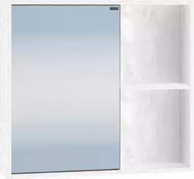 Зеркальный шкаф Санта Прима 700351 70x65 см L/R, светлый дуб