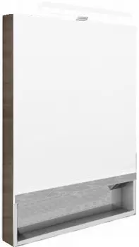 Зеркальный шкаф тиковое дерево 60х85 см Roca The Gap ZRU9302844