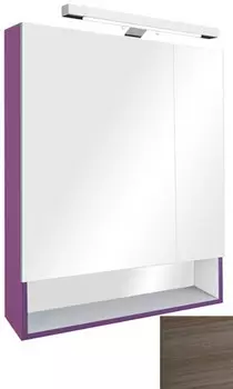 Зеркальный шкаф тиковое дерево 70х85 см Roca The Gap ZRU9302845