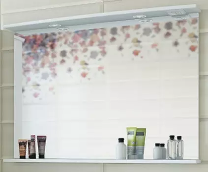 Зеркало 100,2х74,4 см белый матовый Sanflor Софи C02662