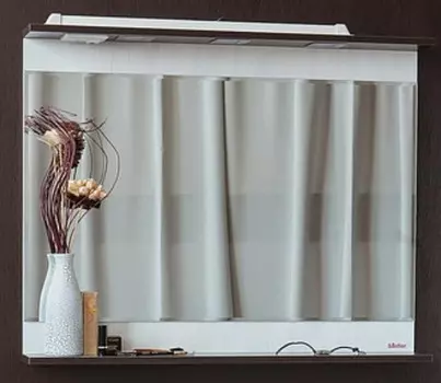 Зеркало 100,4x73,6 см венге/северное дерево светлое Sanflor Толедо H0000001266