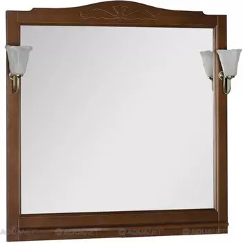 Зеркало 100х103,5 см орех Aquanet Амелия 00175289