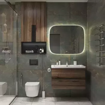 Зеркало 100x80 см Art&Max Forli AM-For-1000-800-DS-F