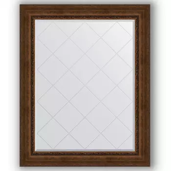 Зеркало 102x127 см состаренная бронза с орнаментом Evoform Exclusive-G BY 4386