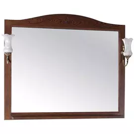 Зеркало 103,4х90,1 см антикварный орех ASB-Woodline Салерно