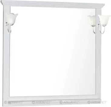 Зеркало 106,7х100 см белый Aquanet Лагуна 00175304
