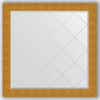 Зеркало 106x106 см чеканка золотая Evoform Exclusive-G BY 4452