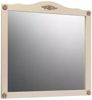 Зеркало 108х102 см слоновая кость золотая патина Belux Верди В 105