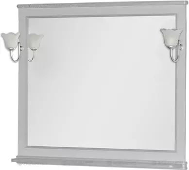 Зеркало 112,2х100 см белый Aquanet Валенса 00180149