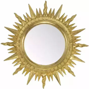 Зеркало 117x117 см золотой Migliore Солнышко 30581