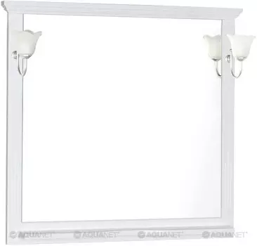 Зеркало 121,2х100 см белый Aquanet Лагуна 00175303