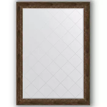 Зеркало 137x192 см состаренное дерево с орнаментом Evoform Exclusive-G BY 4516