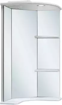 Зеркало 39x75 см белый Runo Браво 00000000949