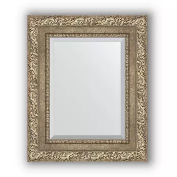 Зеркало 45x55 см виньетка античное серебро Evoform Exclusive BY 3357