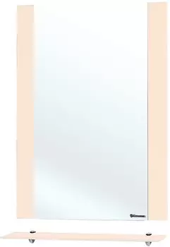 Зеркало 48x80 см бежевый глянец Bellezza Рокко 4613706030071