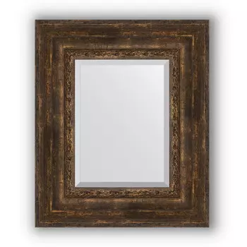 Зеркало 52x62 см состаренное дерево с орнаментом Evoform Exclusive BY 3378